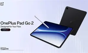 OnePlus Pad Go 2 8 GB RAM 128 GB ROM 12.1 inch with Wi-Fi Only MediaTek Dimensity 7300 Tablet (Shadow Black)