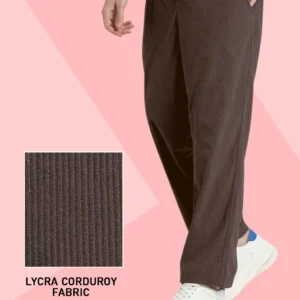 INDICLUB Men Self Design Brown Track Pants